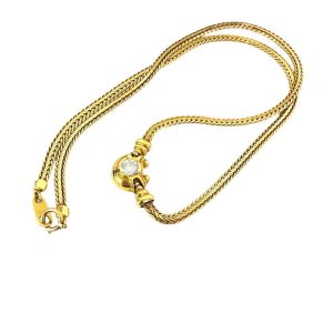 K18 ダイヤモンド ネックレス