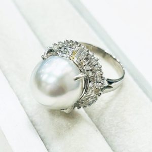 Pt900 パールリング