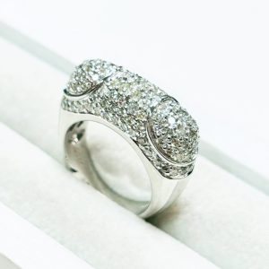 K18WG メレダイヤリング