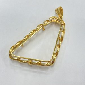 K18 ネックレストップ 枠 18金 750