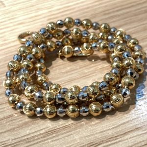 K18 Pt850 コンビネーションネックレス 金ベース