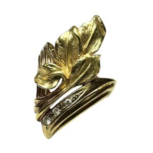 K18 18金 メレダイヤ リング