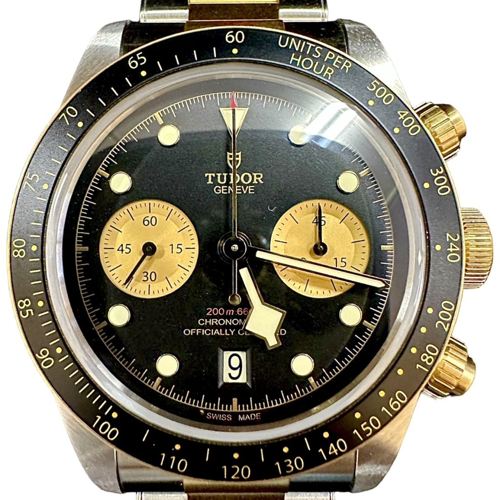 TUDOR チューダー 79363N H6401D5 ブラックベイ クロノグラフ ツーカウンター 腕時計