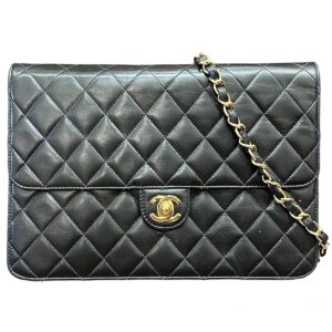 CHANEL シャネル マトラッセ シングルフラップ ラムスキン