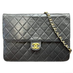 CHANEL シャネル マトラッセ ラムスキン プッシュロック