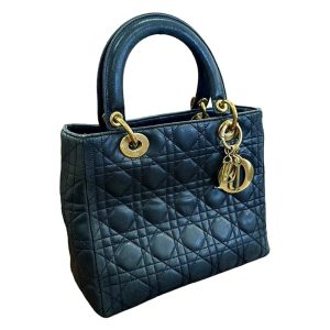 Christian Dior レディ ディオール カナージュ MA-0917 ミディアム ブラック