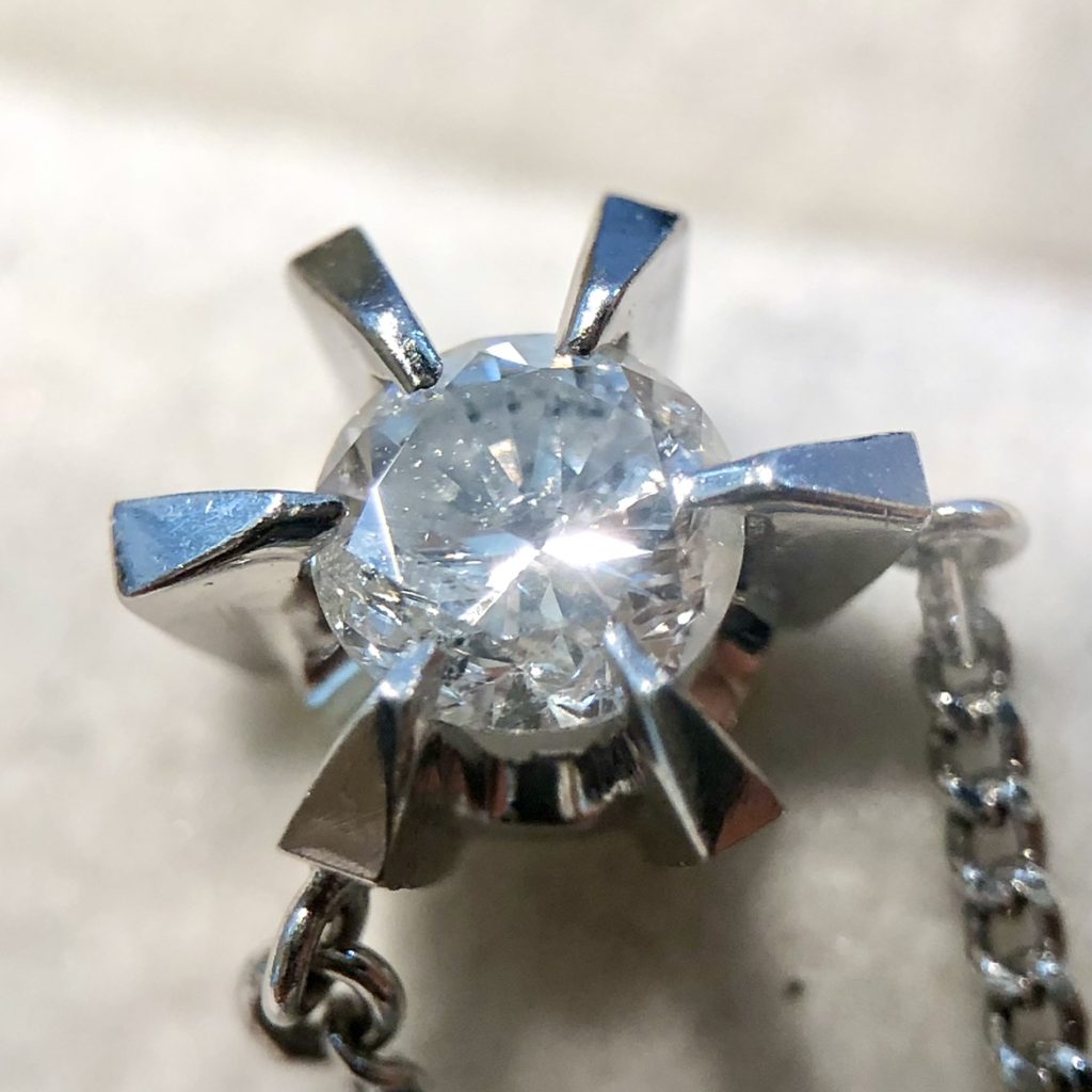 Pt900 ダイヤモンド プラチナ ネックレス