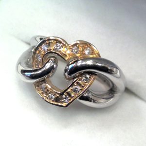 K18/Pt850 コンビリング