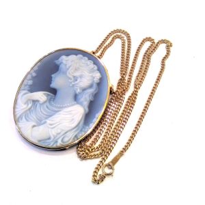 K18 カメオネックレス