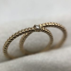 K18ダイヤモンドリング