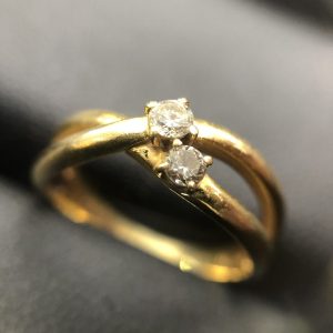 K18　ダイヤモンドリング