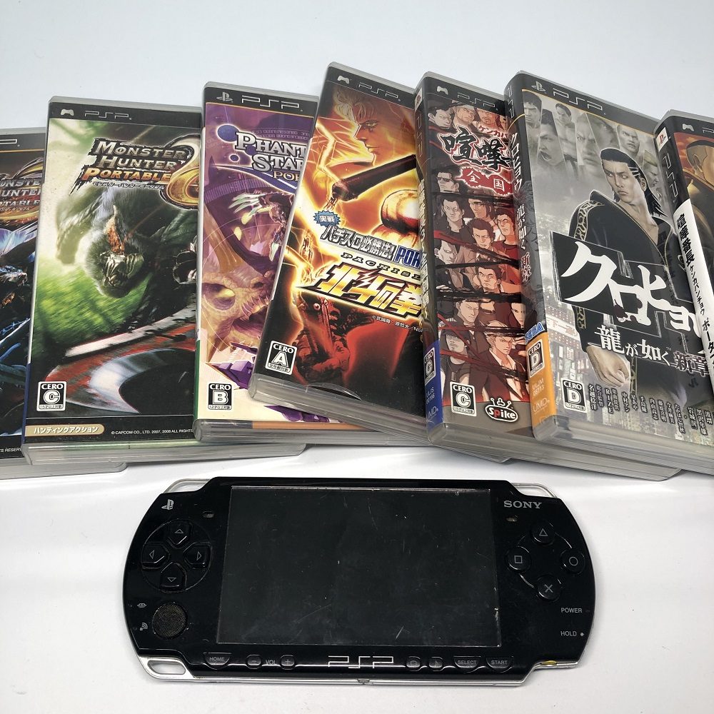 プレイステーションポータブル（PSP）とゲームソフトセットの買取実績
