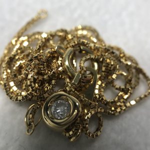 K18ダイヤモンドネックレス