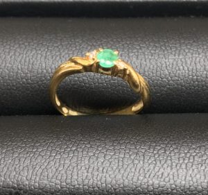 エメラルド 18Kリング