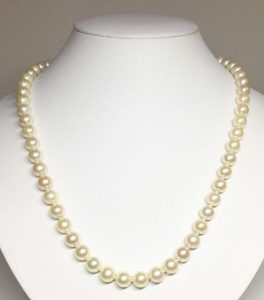 アコヤパールネックレス    鑑別書付