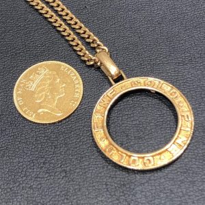 K18ネックレス / K24コイン