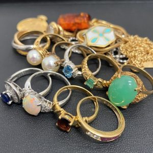 K18リング / Pt900リング