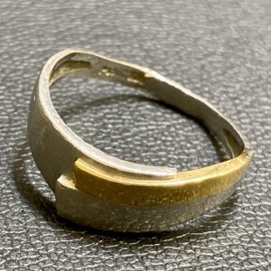 Pt900ベース/K18リング