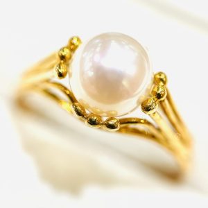 K18 パールリング