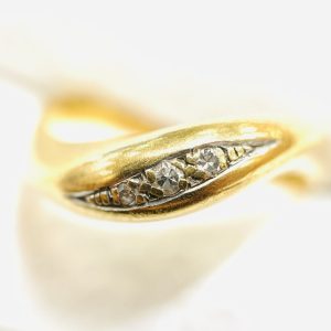 K18 メレダイヤリング