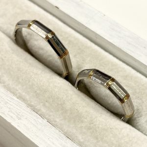 K18 Pt900 18金・プラチナ ペアリング