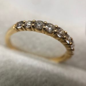 k18  ダイヤモンド付きリング