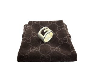 グッチ (GUCCI) Gロゴシルバーリング