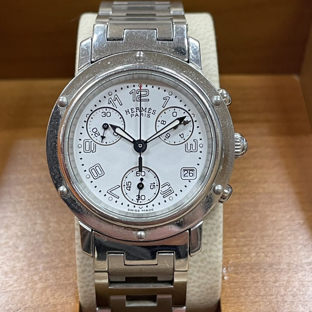 HERMES エルメス Clipper Chronograph クリッパークロノグラフ