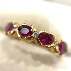 K18 ルビーリング