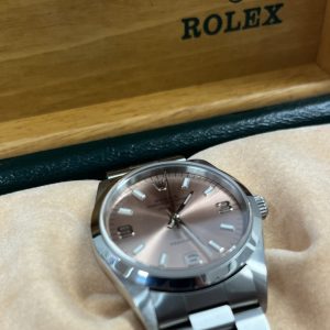 ロレックス エアキング　ROLEX　14000　ピンク　レディース