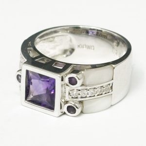 K18WG アメジスト リング アクセサリー