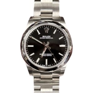 ROLEX ロレックス オイスターパーペチュアル 黒文字盤 腕時計