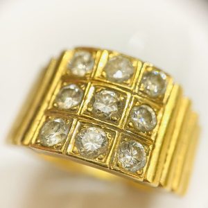 ダイヤモンド K18 18金 リング