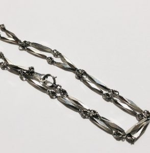 Pt850 切子ネックレス
