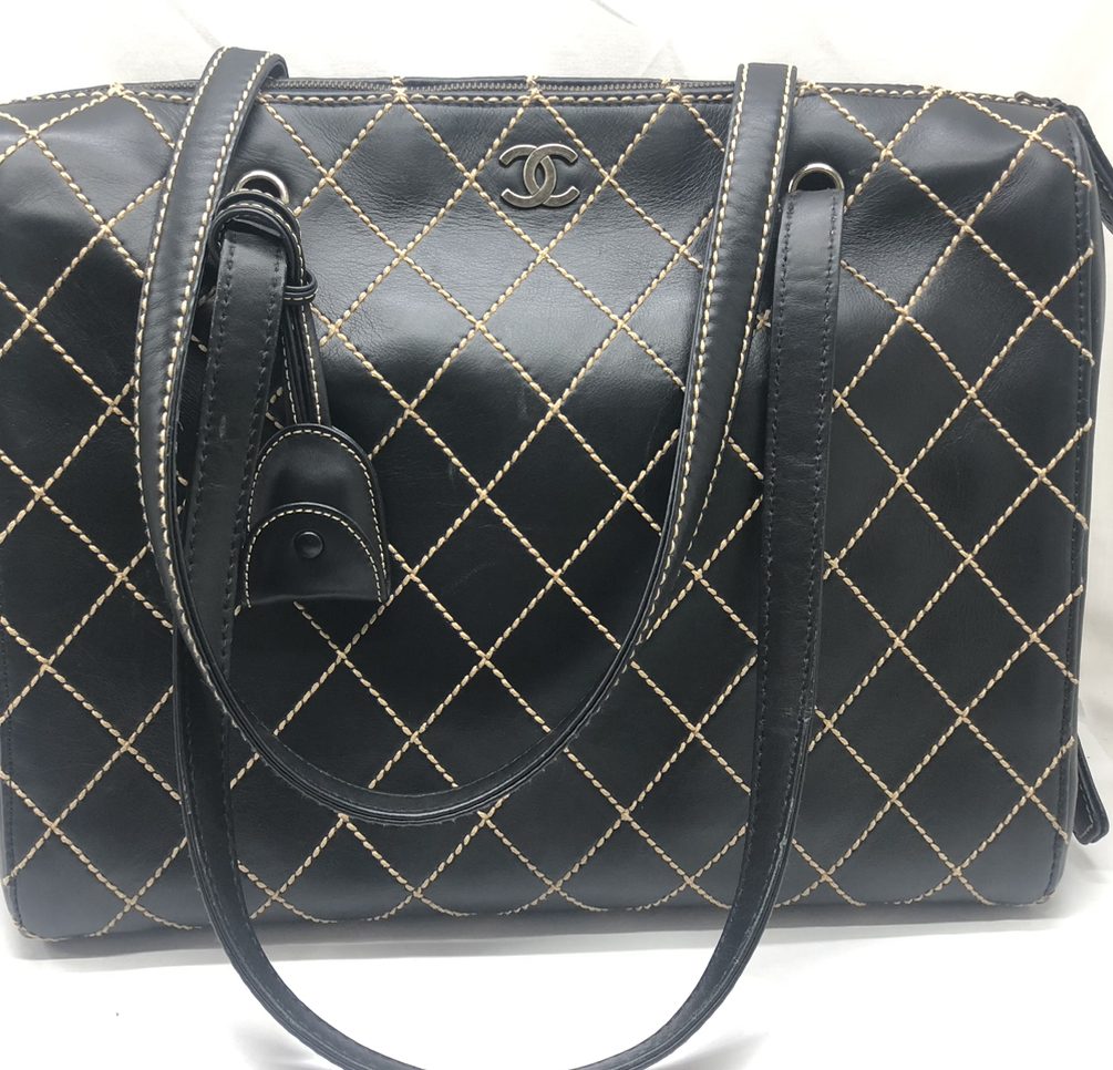 CHANEL シャネル ワイルドステッチ ボストンバッグ