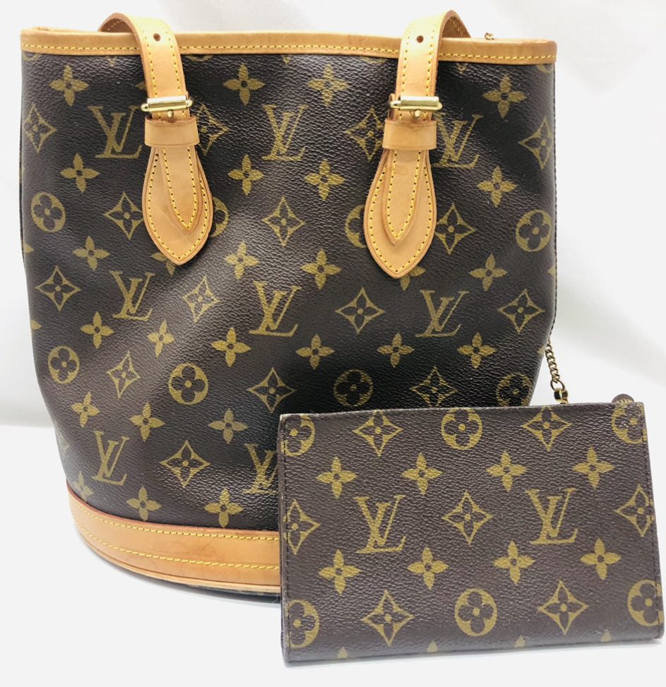 内部新品】Louis Vuitton ルイヴィトンモノグラム バケツPM-