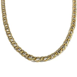 K18 Pt850 18金 プラチナ850 コンビ ネックレス