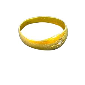 K18 メレダイヤ付きリング