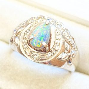 Pt900 オパール リング