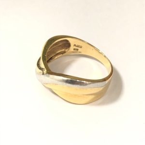 K18 Pt900 コンビリング