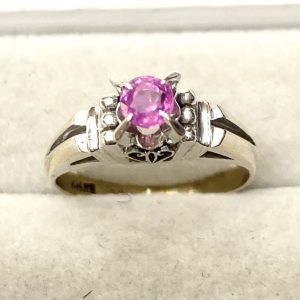 K14WG 14金ホワイトゴールド リング