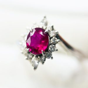 Pt900 ルビーリング