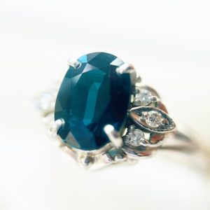 Pt900 サファイヤリング