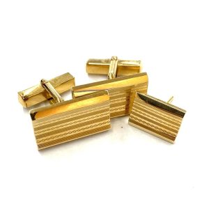 K18 18金 カフスボタン