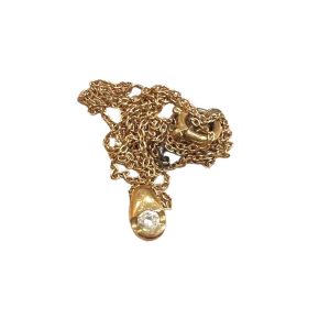 K18 メレダイヤ0.08ct ネックレス