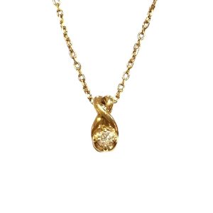 K18 メレダイヤ0.09ct ネックレス