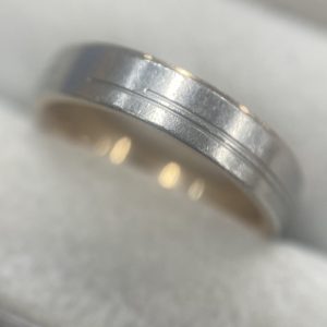 K18/Pt900 コンビ リング 18金 750 プラチナ900