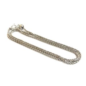 K18WG ネックレス 石なし 750