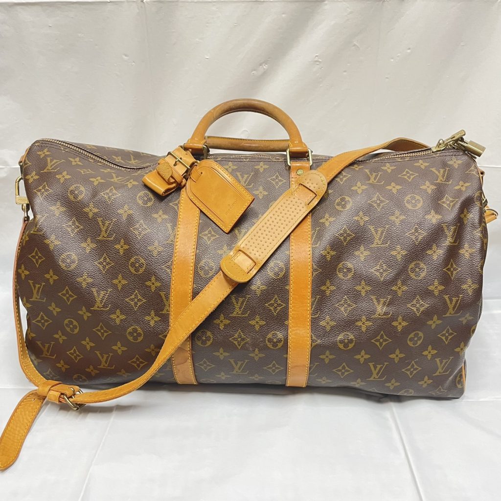 LOUIS VUITTON モノグラム キーポル55 バンドリエール ボストンバッグ 旅行かばん 鞄 ルイヴィトン