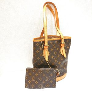 LOUIS VUITTON ルイヴィトン モノグラム バケット ショルダーバック